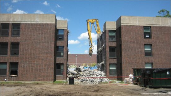 Building demolition