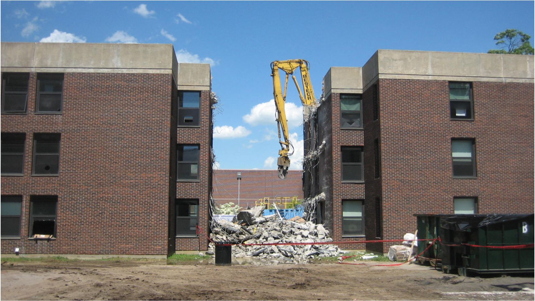 Building demolition