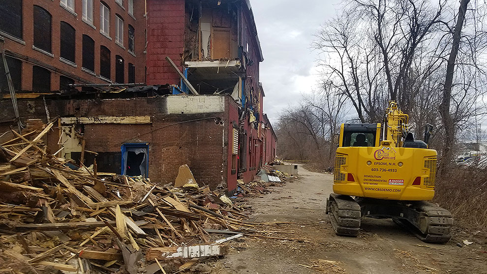 Building demolition