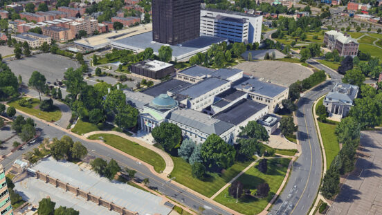 Aerial view of the Hartford