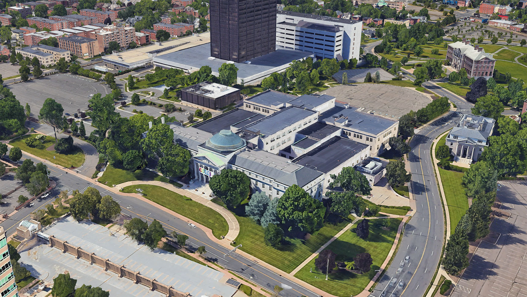 Aerial view of the Hartford