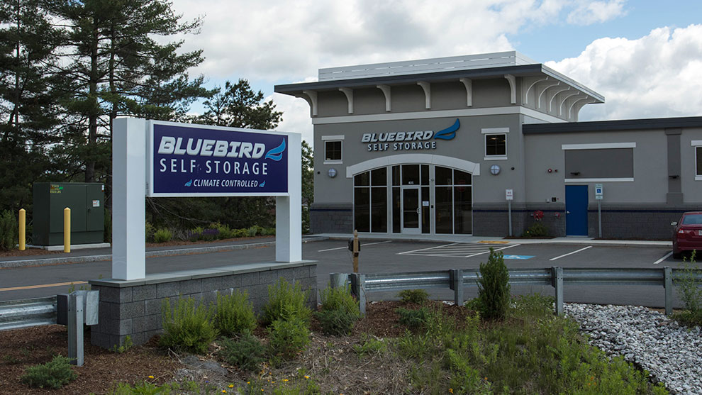 Picture of completed building and building sign