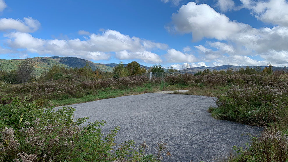 project area where solar panels will be installed